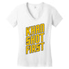 who shot first Women's V-Neck T-Shirt