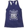 vintage made in 1987 perfectly aged a living legend Racerback Tank