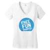 free fun fridays Women's V-Neck T-Shirt