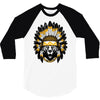 native american chief bear 3/4 Sleeve Shirt