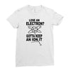 keep an ion it Ladies Fitted T-Shirt