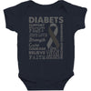 diabetes awareness Baby Bodysuit
