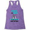 papa und sohn Racerback Tank