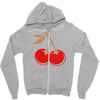 big texas cherry Zipper Hoodie