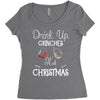 drink up grinches it's christmas Women's Triblend Scoop T-shirt