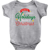 we wish you happy holidays &amp; merry christmas Baby Bodysuit