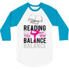 Reading Yoga Wine Balance 3/4 Sleeve Shirt
