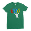 boo halloween Ladies Fitted T-Shirt