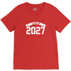 class of 2027 novelty high school elementary V-Neck Tee