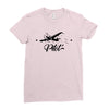 Plane Ladies Fitted T-Shirt