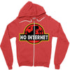 No Internet Zipper Hoodie