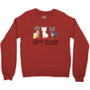 happy meowr Crewneck Sweatshirt