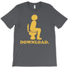 downloading poop T-Shirt