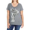 optimus prime 2 Ladies Curvy T-Shirt