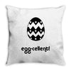 egg cellent Throw Pillow