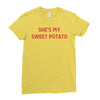 she's my sweet potato Ladies Fitted T-Shirt