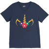 unicorn face V-Neck Tee