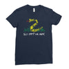 no step on snek 1 Ladies Fitted T-Shirt