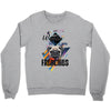 who loves frenchies Crewneck Sweatshirt