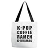 k pop coffee ramen k dramas Tote Bags