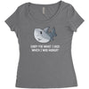 i was hungry Women's Triblend Scoop T-shirt