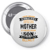 Super Cool Mother Of A Freaking Awesome Son Pin-back button