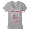 biker funny Women's V-Neck T-Shirt