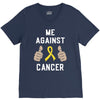 Me Against Cancer V-Neck Tee