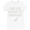 pet lover girls im one leads to another Ladies Fitted T-Shirt