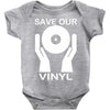 save our vinyl dj club Baby Onesie
