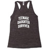 Teenage Daughter Surviver Racerback Tank