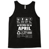Born In April Tank Top