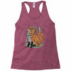 polygon fox graphic Racerback Tank