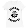 pinch me Ladies Fitted T-Shirt