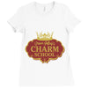 charm school Ladies Fitted T-Shirt