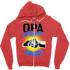 opa der mann der mythos die legende 1 Zipper Hoodie