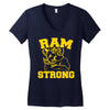 ram strong Women's V-Neck T-Shirt