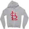 S red Zipper Hoodie