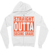 straight outta second grade Zipper Hoodie