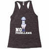 no probllama Racerback Tank