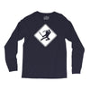 ninja crossing sign Long Sleeve Shirts