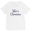 merry christmas colorful glitter V-Neck Tee
