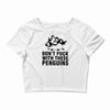 don't f penguins clothing Crop Top
