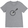 archery target V-Neck Tee