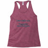 i went outsude once Racerback Tank