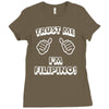 trust filipino Ladies Fitted T-Shirt