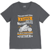 Motorcycles Father V-Neck Tee
