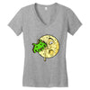 moon invaders Women's V-Neck T-Shirt