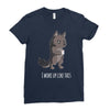 i woke up like this Ladies Fitted T-Shirt