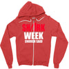 shark week enough Zipper Hoodie
